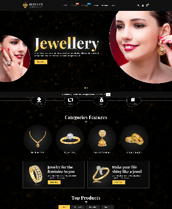 黑金风格珠宝首饰