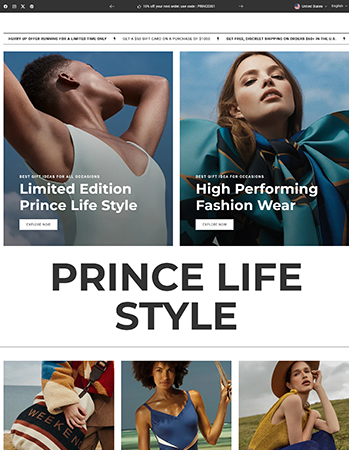 服装、太阳镜、包包、泳装、鞋类、珠宝等