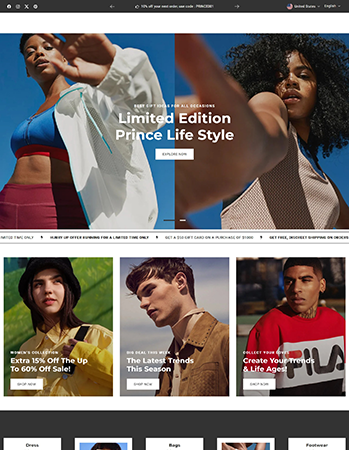 生活类产品，涵盖鞋类、眼镜、连衣裙、泳装、背包以及各类时装等。