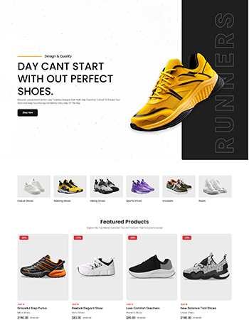 鞋履，涵盖休闲鞋、运动鞋、靴子等