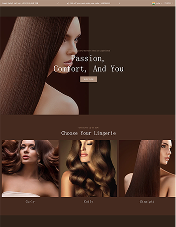 不同发质护理产品