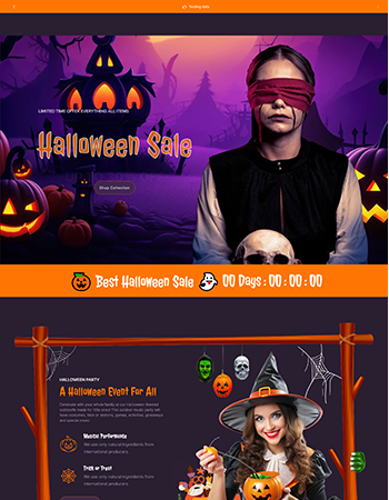万圣节相关商品促销