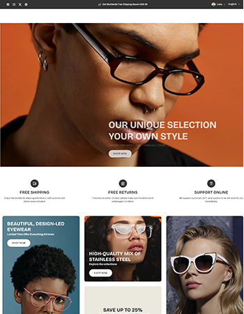 特色设计款眼镜