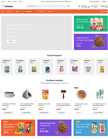 宠物食品及用品