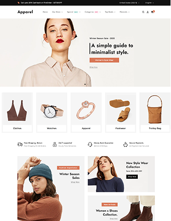 简约风格服饰及配饰