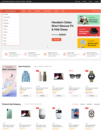 各类服饰、电子产品等