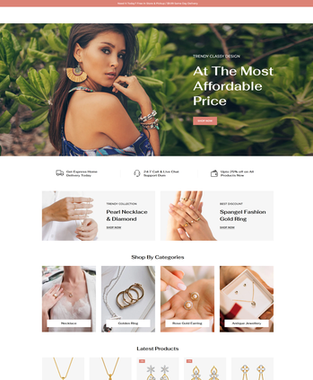 女士珠宝首饰售卖