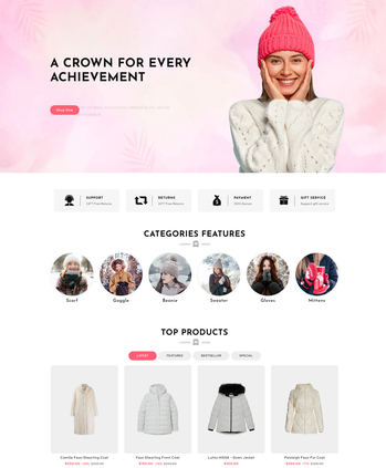 冬季服饰及配饰售卖