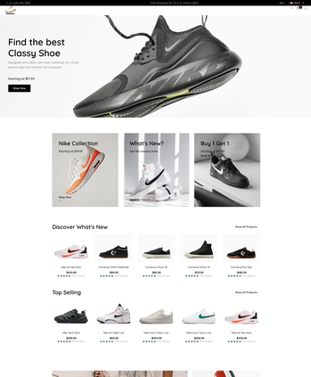 耐克系列鞋子售卖