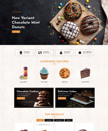 各类甜点烘焙食品售卖