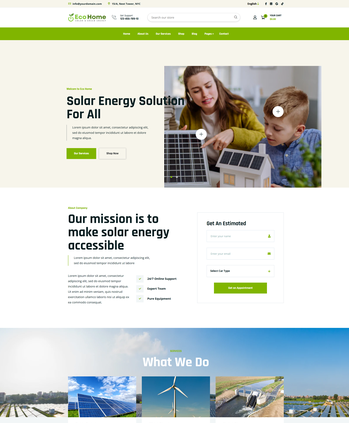 太阳能相关产品及服务