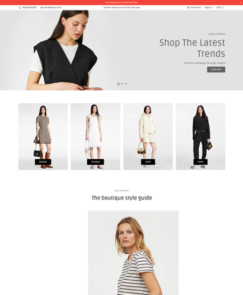 时尚女装服饰售卖