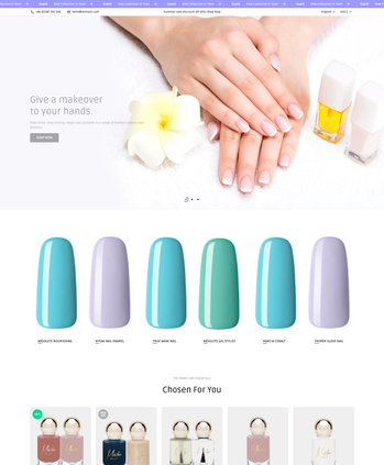 美甲相关产品售卖