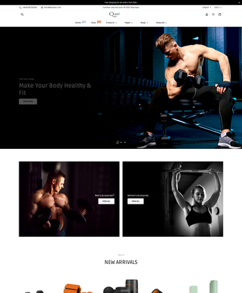 健身相关用品售卖