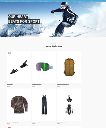 滑雪相关装备售卖