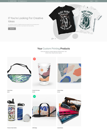 定制印刷相关产品售卖