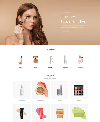 各类化妆品售卖