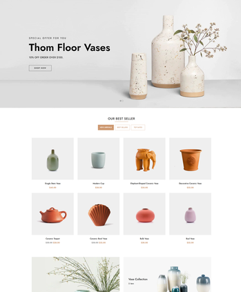 各类花瓶等陶瓷制品售卖