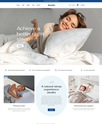 睡眠相关产品售卖