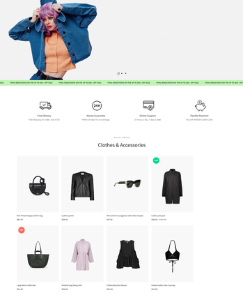 时尚服饰及配饰售卖