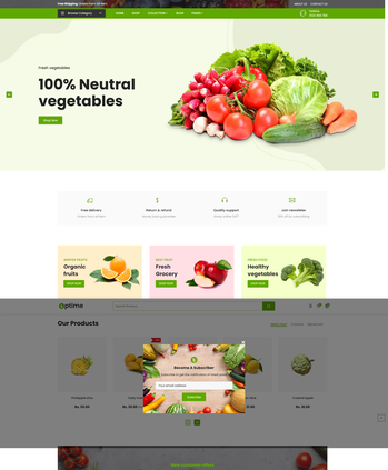 有机蔬菜及杂货