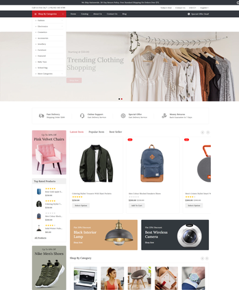 潮流服饰等各类商品