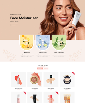 面部保湿等美妆产品