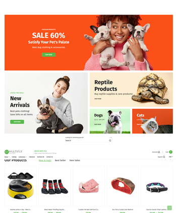 宠物狗相关用品售卖