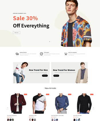 男士西装等服饰售卖