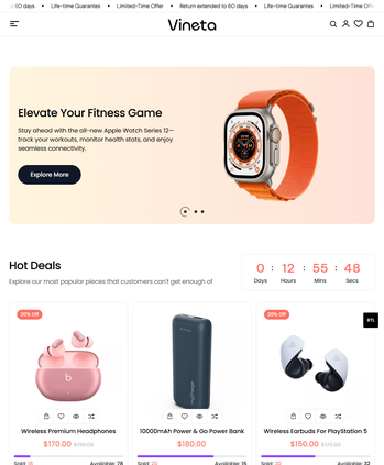 电子数码，手表耳机充电宝