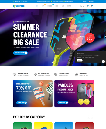 匹克球运动用品店