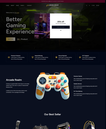 未来感游戏商店、配件及电竞装备