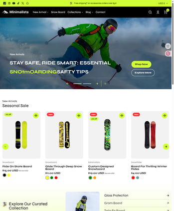 简型派 运动装备主题